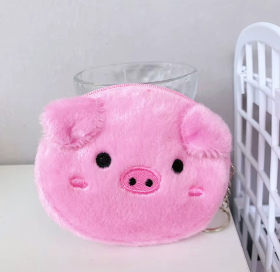 PORTE CLÉ PORTE MONNAIE PLUSH