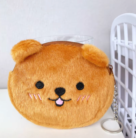 PORTE CLÉ PORTE MONNAIE PLUSH