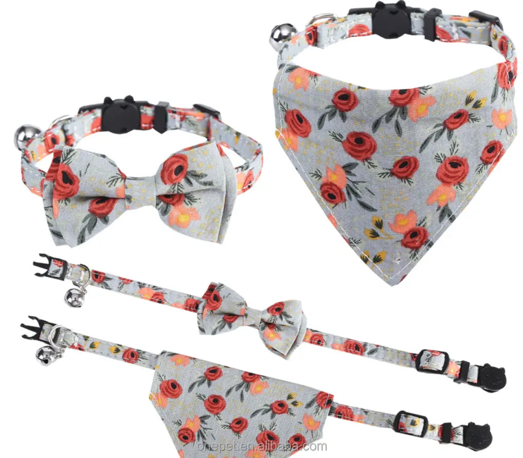 COLLIER + BANDANA CHIEN ET CHAT