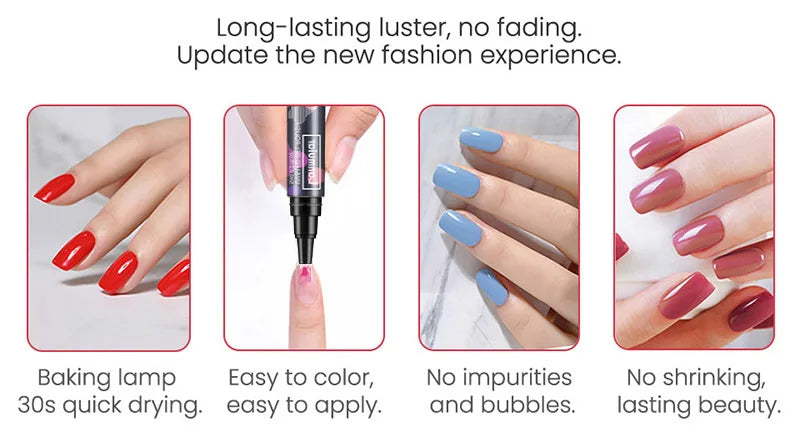 VERNIS PEN UV GEL (5 COULEURS)