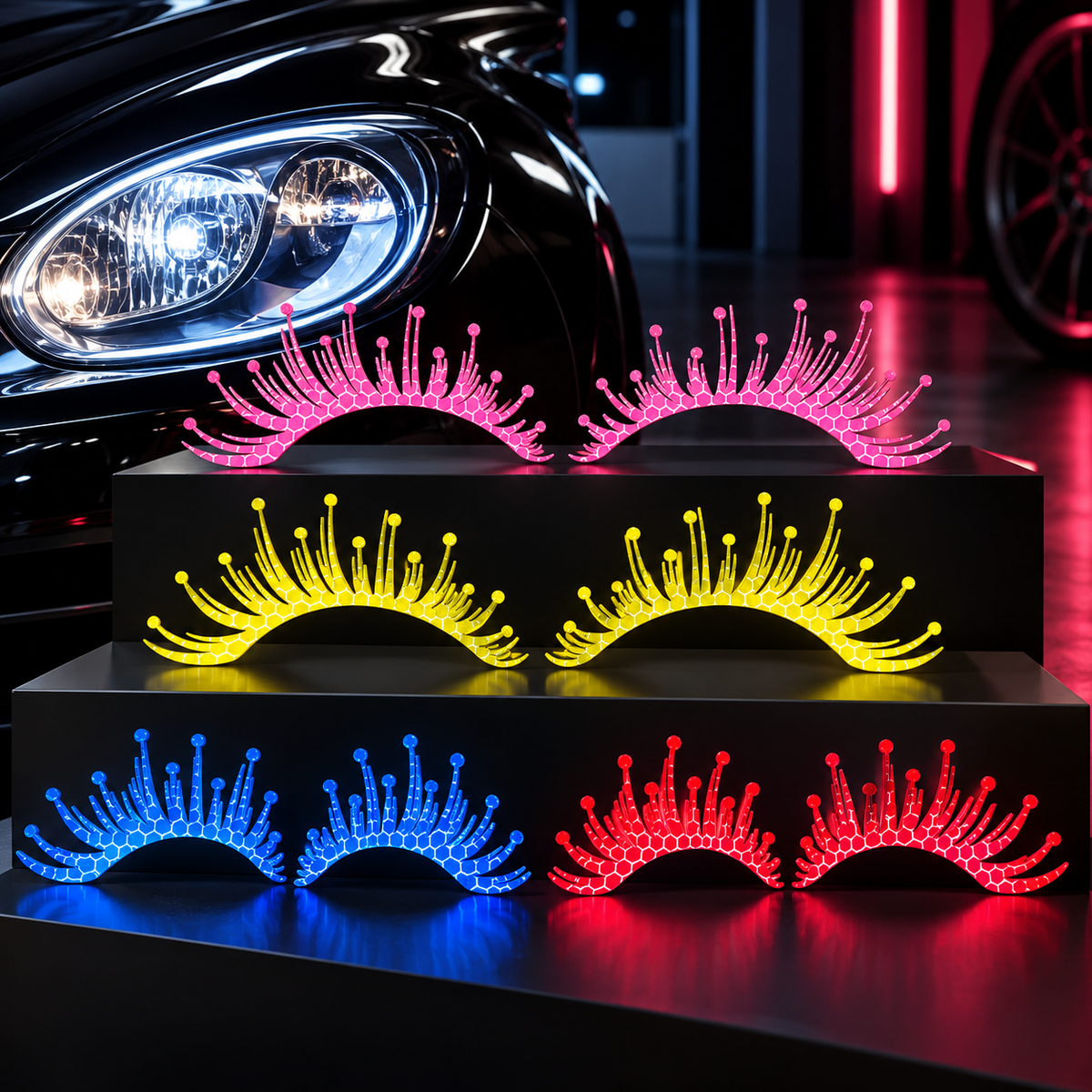 CAR LASHES REFLECTOR