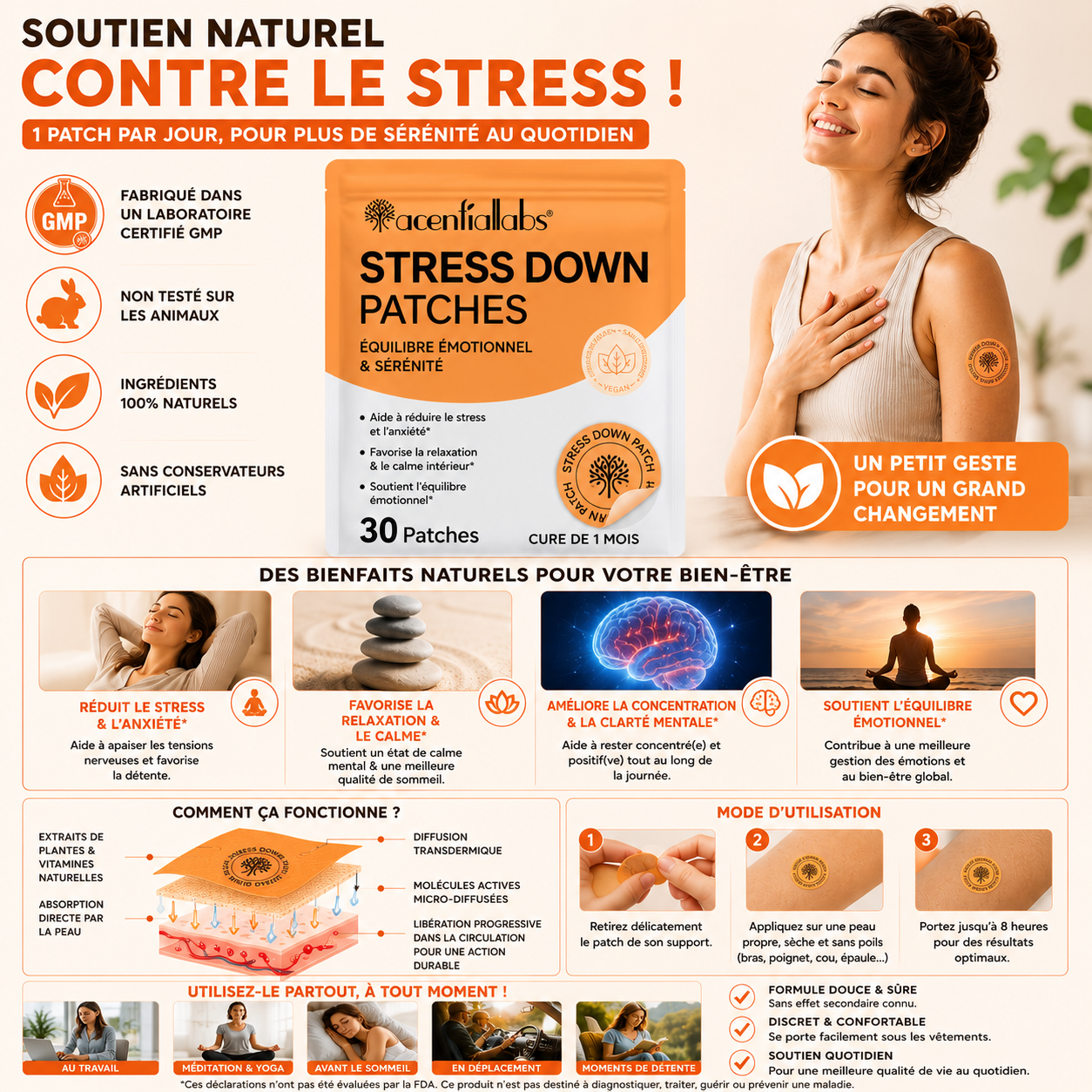 PATCHS STRESS DOWN